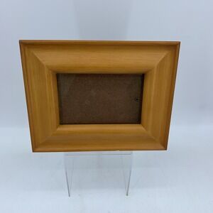 Vtg Burns Of Boston Wood Picture Frame Rectangular‎ Table Top Farmhouse MCM